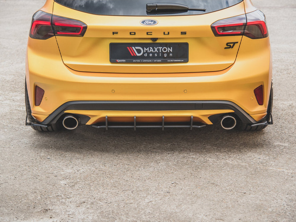 Street Pro Rear Side Splitters (+flaps) Ford Focus St Mk4 - Wayside Performance 