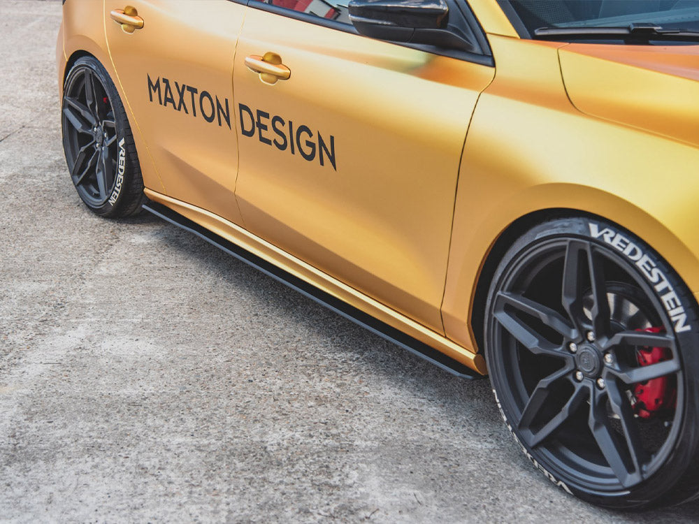 Street Pro Side Skirt Diffusers Ford Focus St / St-line Mk4 - Wayside Performance 