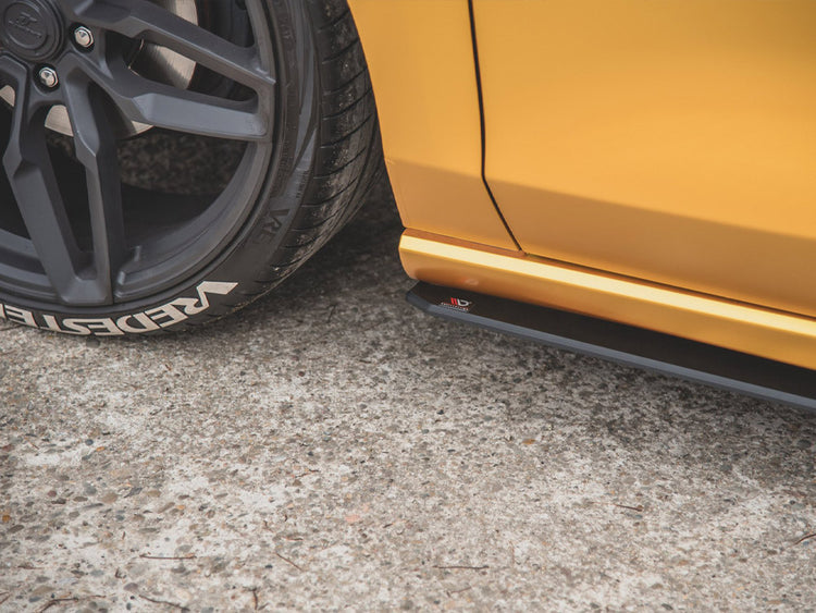 Street Pro Side Skirt Diffusers (+flaps) Ford Focus St / St-line Mk4 - Wayside Performance 