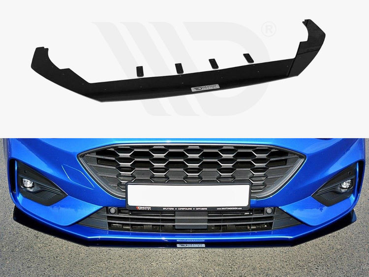 Maxton Design Racing Front Splitter Ford Focus St / St-line Mk4 - Wayside Performance 