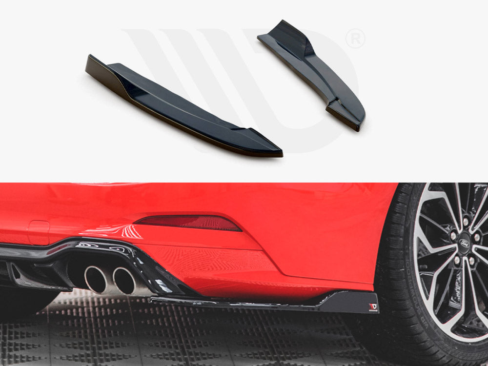 Rear Side Splitters V.4 Ford Focus ST-Line Estate Mk4 (2018-) - Wayside Performance 