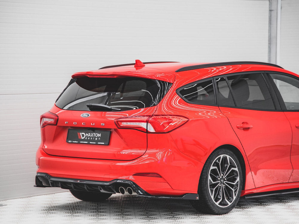 Rear Side Splitters V.4 Ford Focus ST-Line Estate Mk4 (2018-) - Wayside Performance 