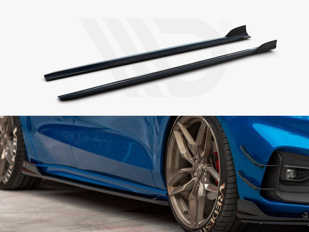 Maxton Design Side Skirt Diffusers Ford Focus Mk4 St / St-line - Wayside Performance 