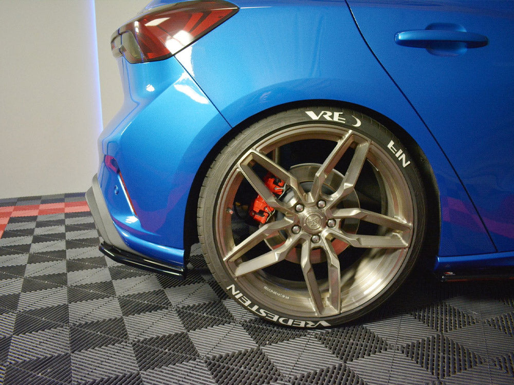 Rear Side Splitters V.2 Ford Focus ST-Line Mk4 - Wayside Performance 