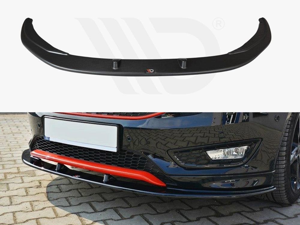 Front Splitter V.1 Ford Focus 3 St-line (Facelift) (2015-2018) - Wayside Performance 