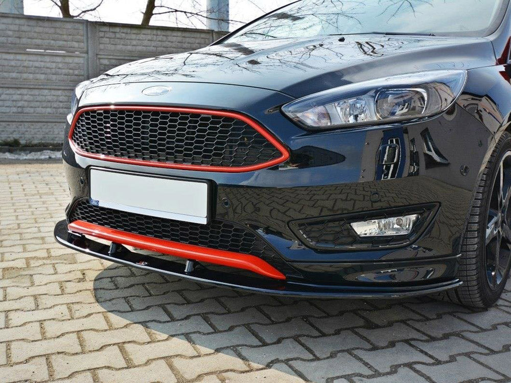 Front Splitter V.1 Ford Focus 3 St-line (Facelift) (2015-2018) - Wayside Performance 