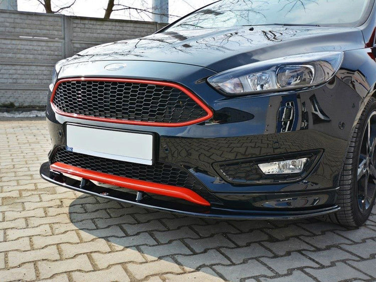 Front Splitter V.1 Ford Focus 3 St-line (Facelift) (2015-2018) - Wayside Performance 