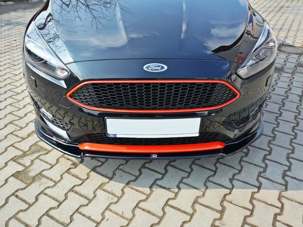 Front Splitter V.2 Ford Focus 3 ST-Line Facelift - Wayside Performance 