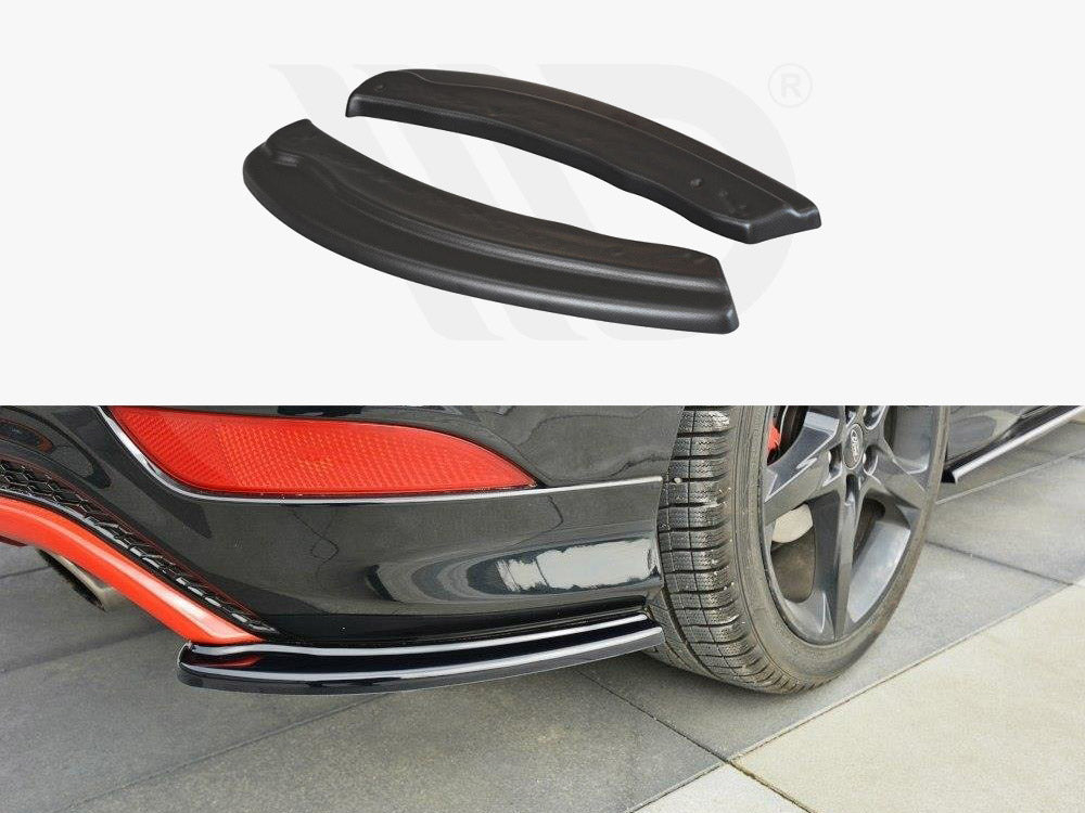 Rear Side Splitters Ford Focus Mk3 ST-Line (Facelift) 2015-2018 - Wayside Performance 