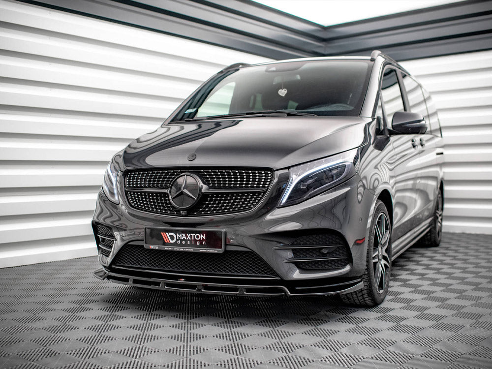 Front Splitter V.5 Mercedes-benz V-class Amg-line W447 Facelift (2019-) - Wayside Performance 