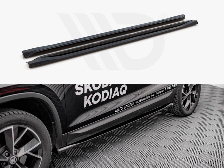 Side Skirts Diffusers Skoda Kodiaq Mk1 Facelift - Wayside Performance 