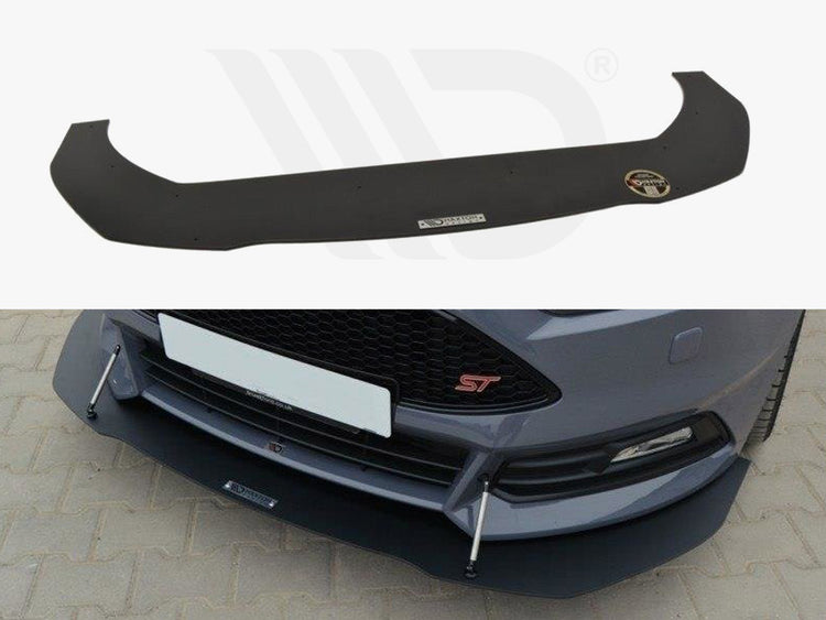 Front Racing Splitter Ford Focus St Mk3 Facelift - Wayside Performance 