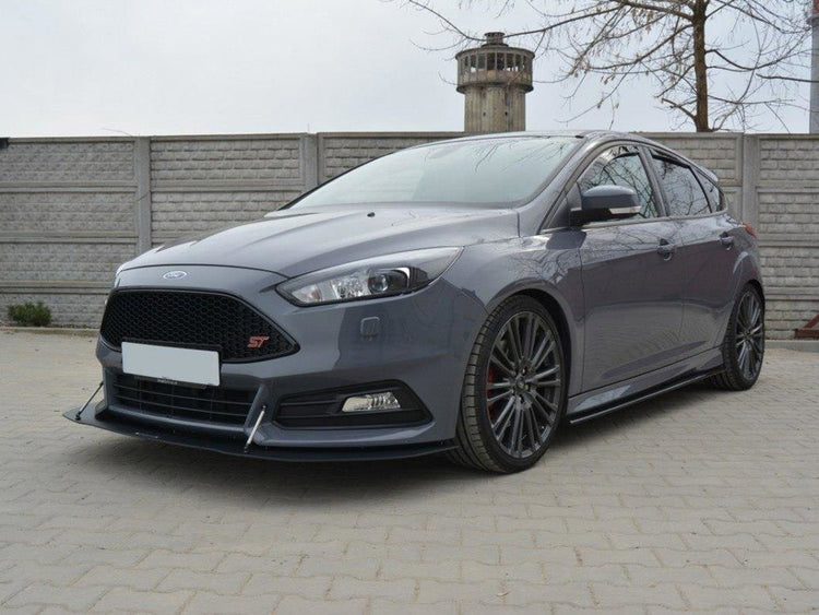 Front Racing Splitter Ford Focus St Mk3 Facelift - Wayside Performance 