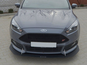 Front Racing Splitter Ford Focus St Mk3 Facelift - Wayside Performance 