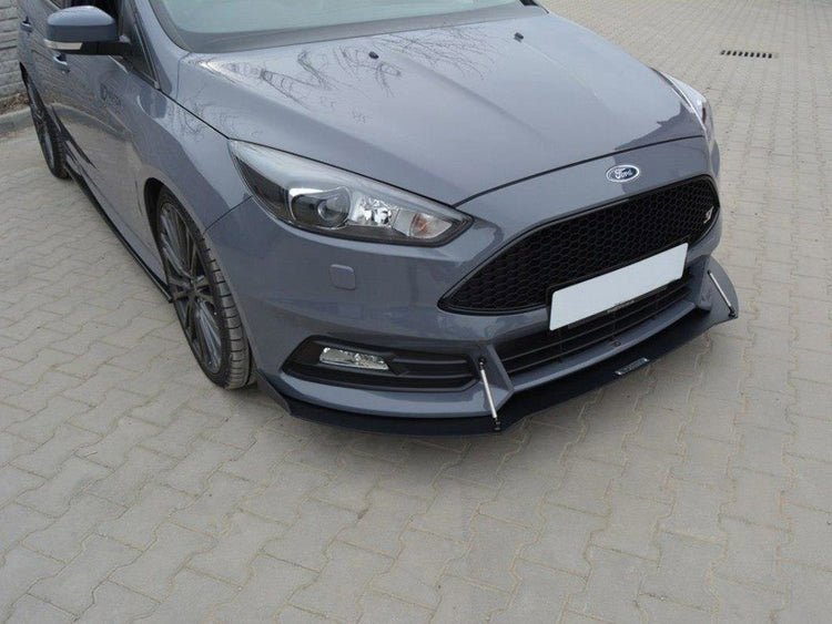 Front Racing Splitter V.2 Ford Focus 3 St (Facelift) - Wayside Performance 