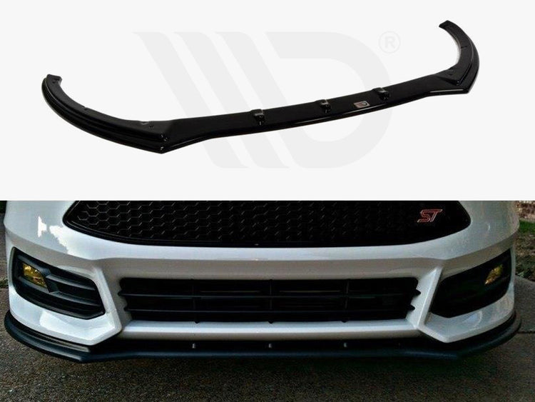 Front Splitter V.1 Focus St Mk3 Facelift Model - Wayside Performance 