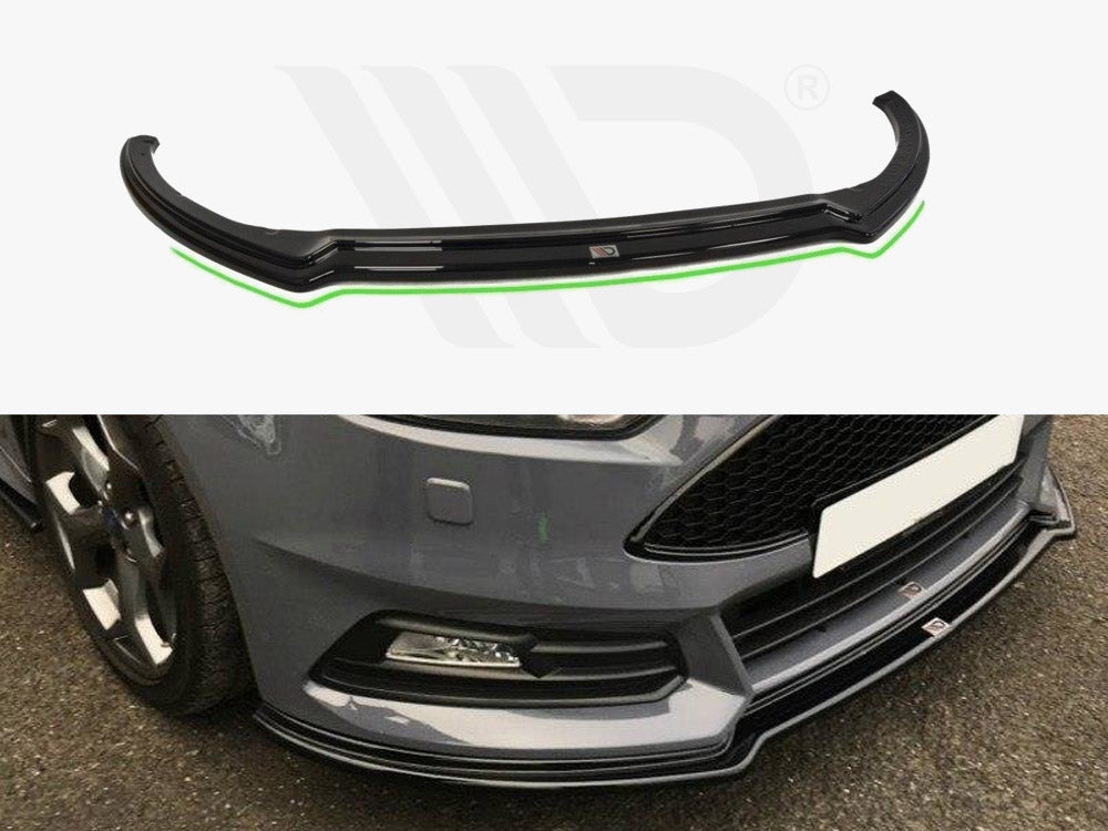 Front Splitter V.3 Focus St Mk3 Facelift Model - Wayside Performance 