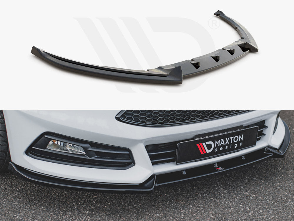 Front Splitter V4 Ford Focus St Mk3 Facelift (2015-2018) - Wayside Performance 