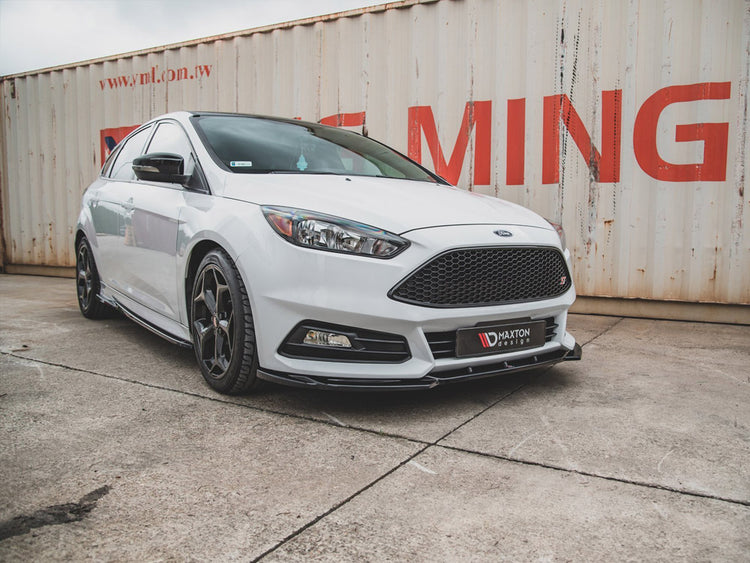 Front Splitter V5 Ford Focus St Mk3 Facelift (2015-2018) - Wayside Performance 