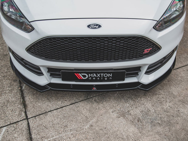 Front Splitter V5 Ford Focus St Mk3 Facelift (2015-2018) - Wayside Performance 