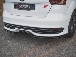 Rear Side Splitters V2 Ford Focus St Mk3 Facelift (2015-2018) - Wayside Performance 