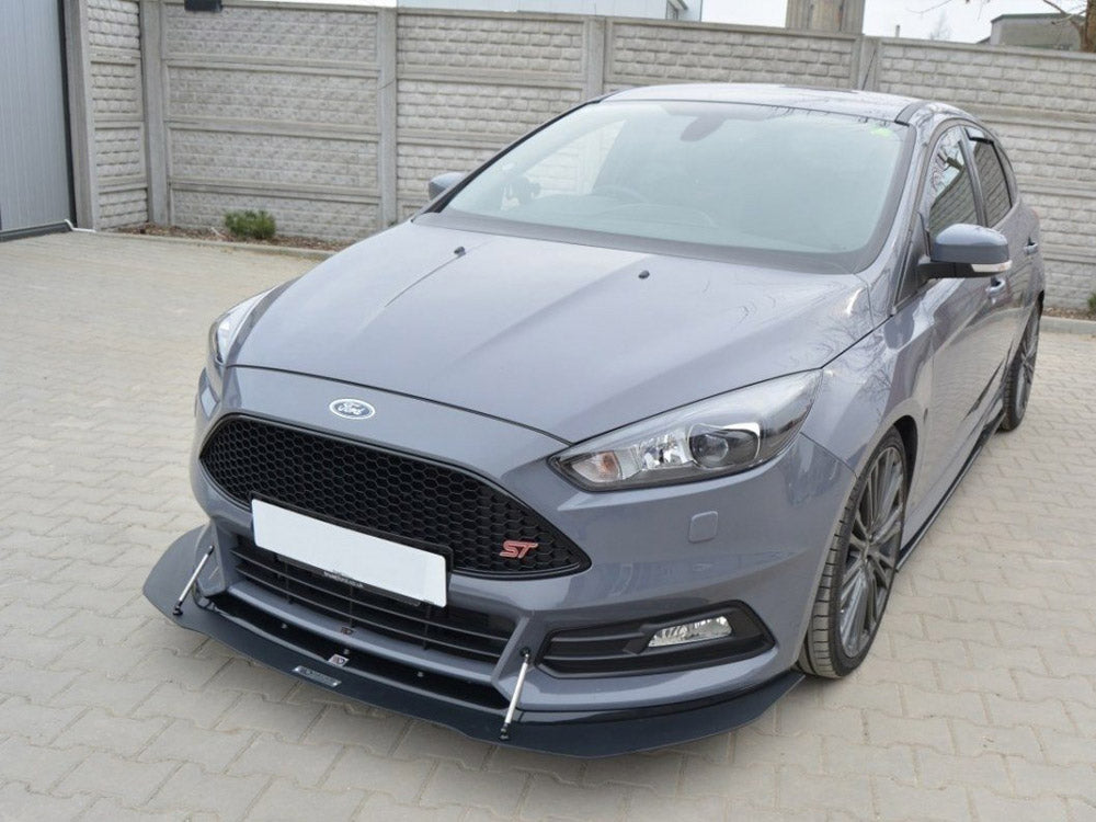 Front Racing Splitter V.3 Ford Focus 3 St (Facelift) - Wayside Performance 