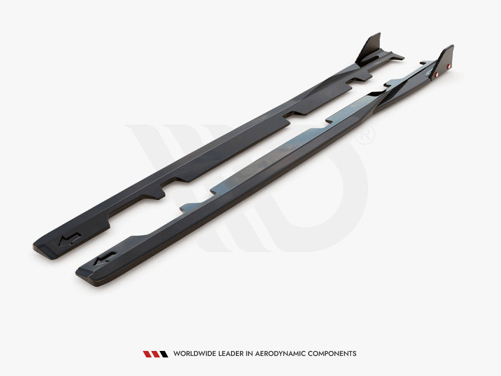 Side Skirts Diffusers V.2 + Flaps Ford Fiesta St / St-line Mk8 - Wayside Performance 