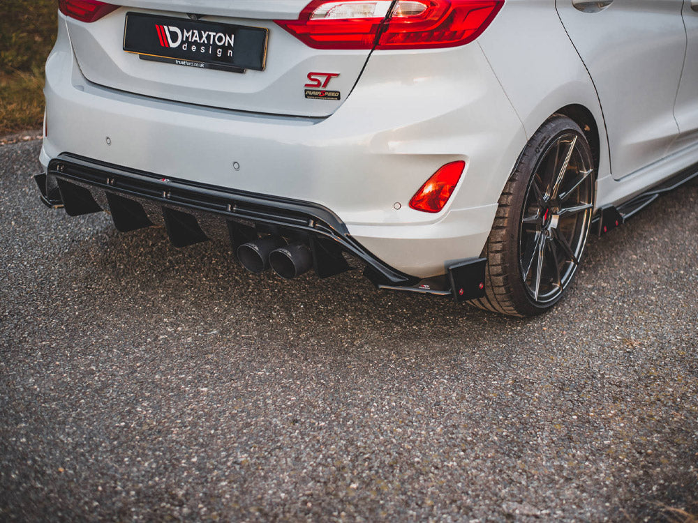 Rear Side Splitters V.4 + Flaps Ford Fiesta St Mk8 - Wayside Performance 