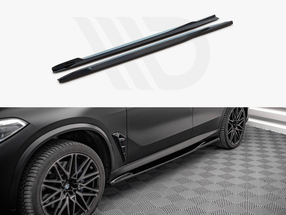 Side Skirts Diffusers Bmw X5M F95 (2018-) - Wayside Performance 