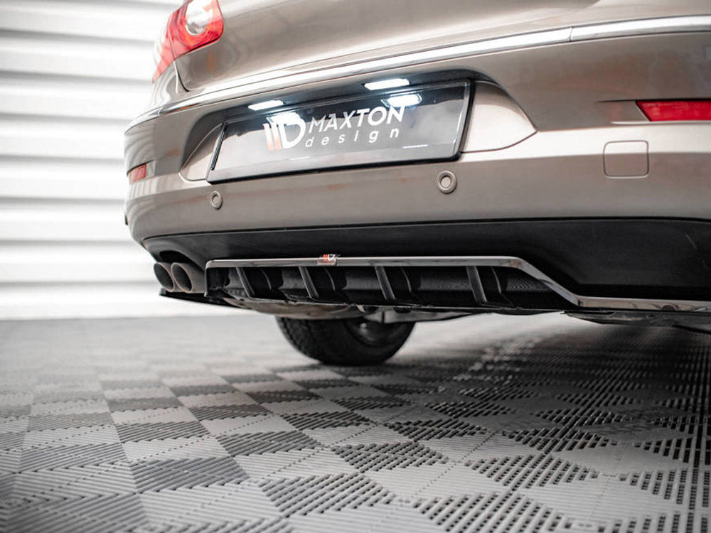 Central Rear Splitter (Vertical Bars) VW Passat CC (2008-2012) - Wayside Performance 