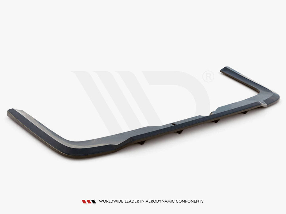 Central Rear Splitter (Vertical Bars) Mercedes V-class Amg-line W447 Facelift (2021-) - Wayside Performance 