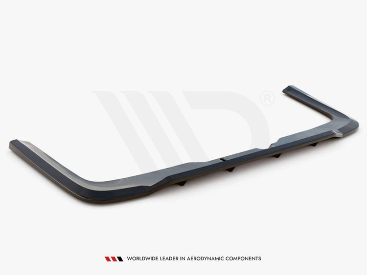Central Rear Splitter (Vertical Bars) Mercedes V-class Amg-line W447 Facelift (2021-) - Wayside Performance 