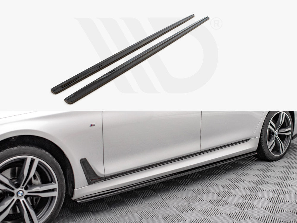 Side Skirts Diffusers Bmw 7 Long M-pack G12 (2015-) - Wayside Performance 