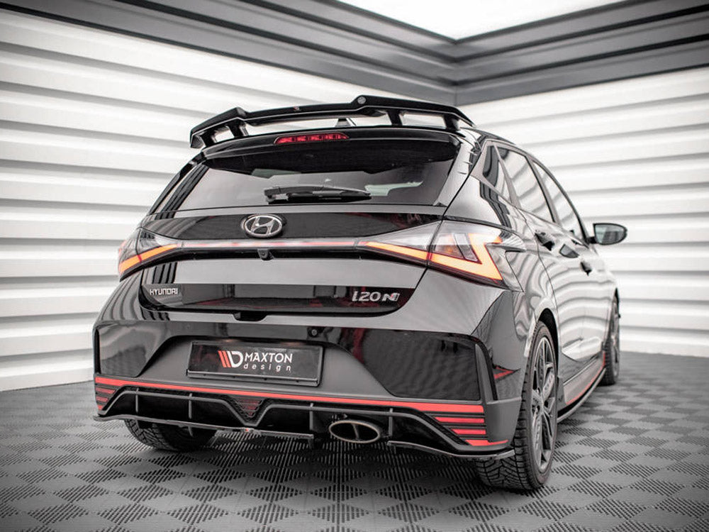 Central Rear Splitter (Vertical Bars) Hyundai I20 N Mk3 (2020-) - Wayside Performance 