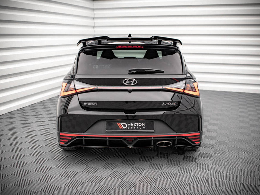 Central Rear Splitter (Vertical Bars) Hyundai I20 N Mk3 (2020-) - Wayside Performance 