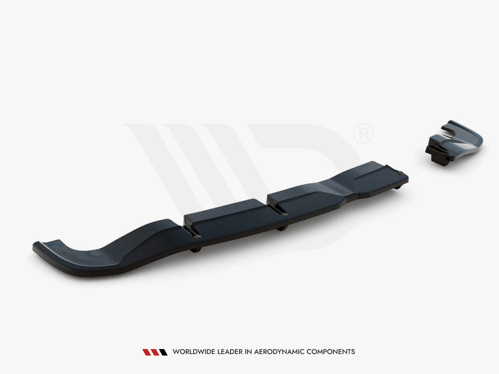 Central Rear Splitter (Vertical Bars) Hyundai I20 N Mk3 (2020-) - Wayside Performance 