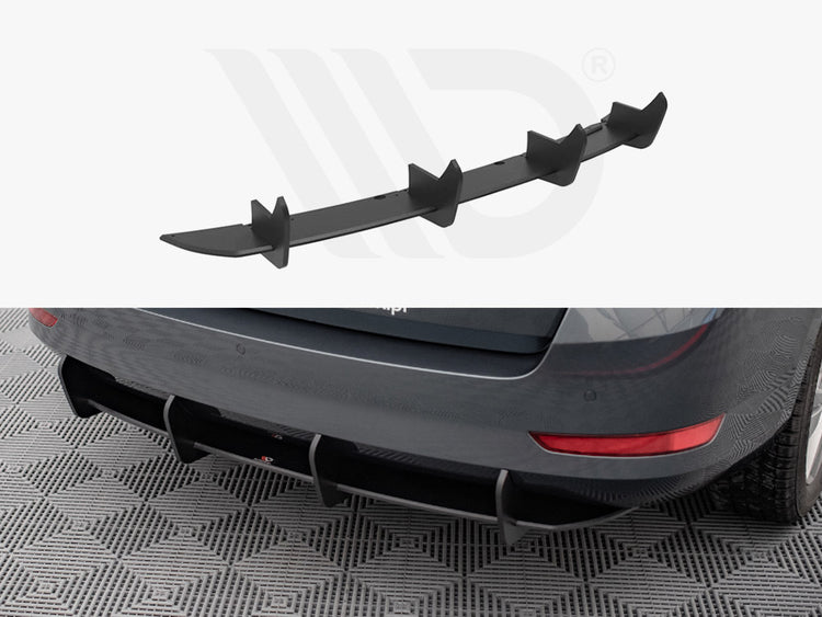 Street PRO Rear Diffuser Skoda Fabia Estate Mk3 Facelift - Wayside Performance 