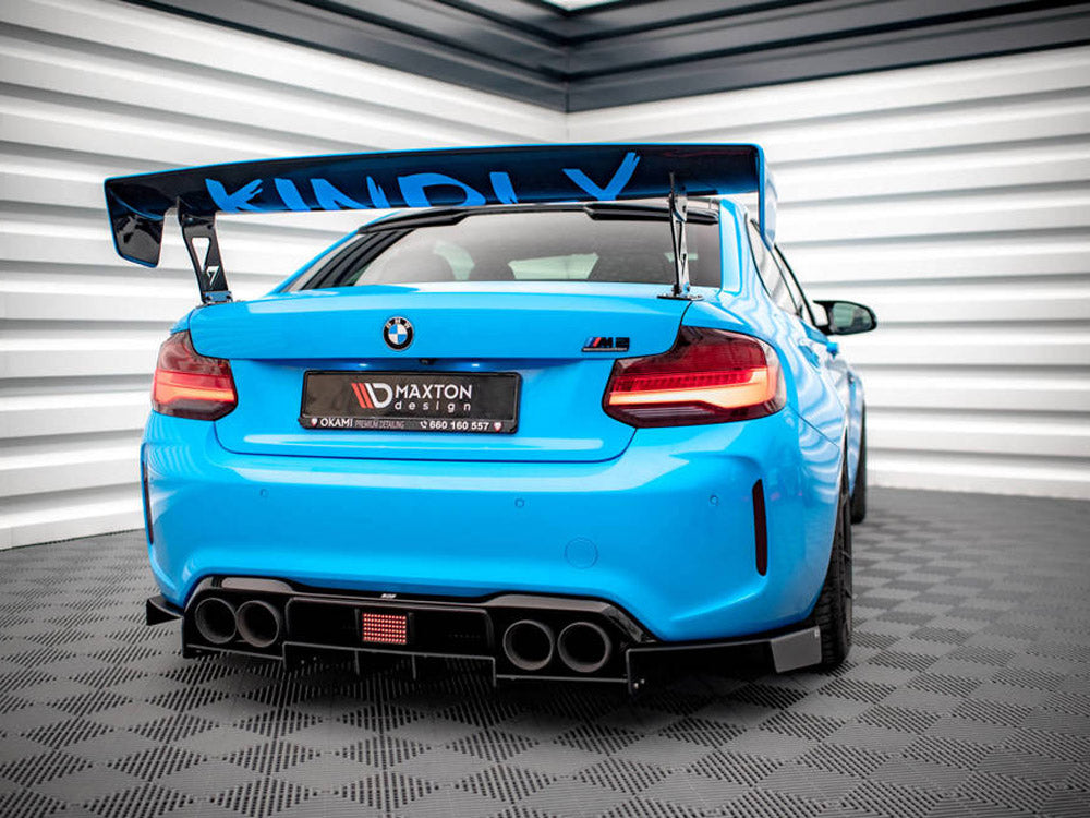 Maxton Design Rear Diffuser Racing Bmw M2 F87 (2016-2020) - Wayside Performance 