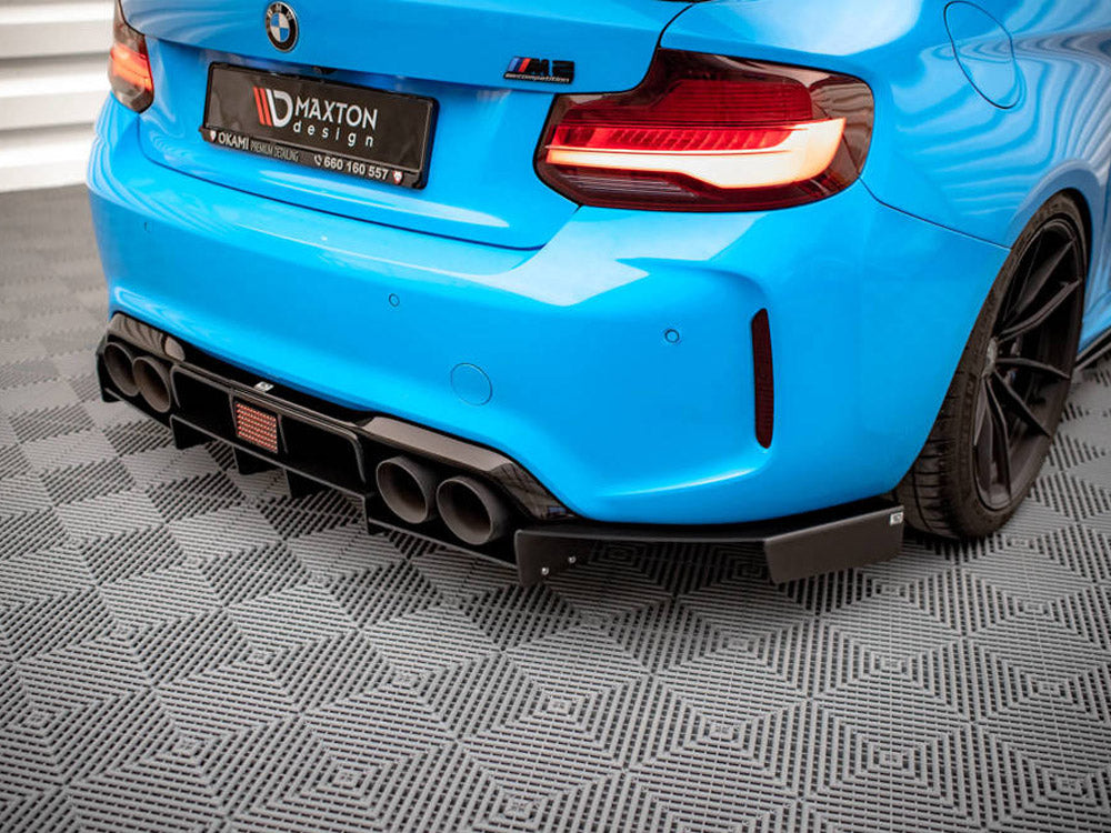 Maxton Design Rear Diffuser Racing Bmw M2 F87 (2016-2020) - Wayside Performance 