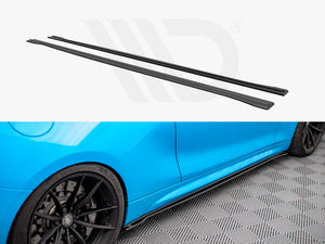 Maxton Design Street Pro Side Skirts Diffusers Bmw M2 F87 (2016-2020) - Wayside Performance 