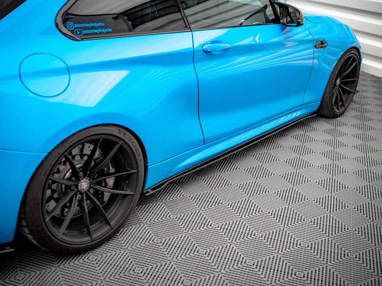 Maxton Design Street Pro Side Skirts Diffusers Bmw M2 F87 (2016-2020) - Wayside Performance 