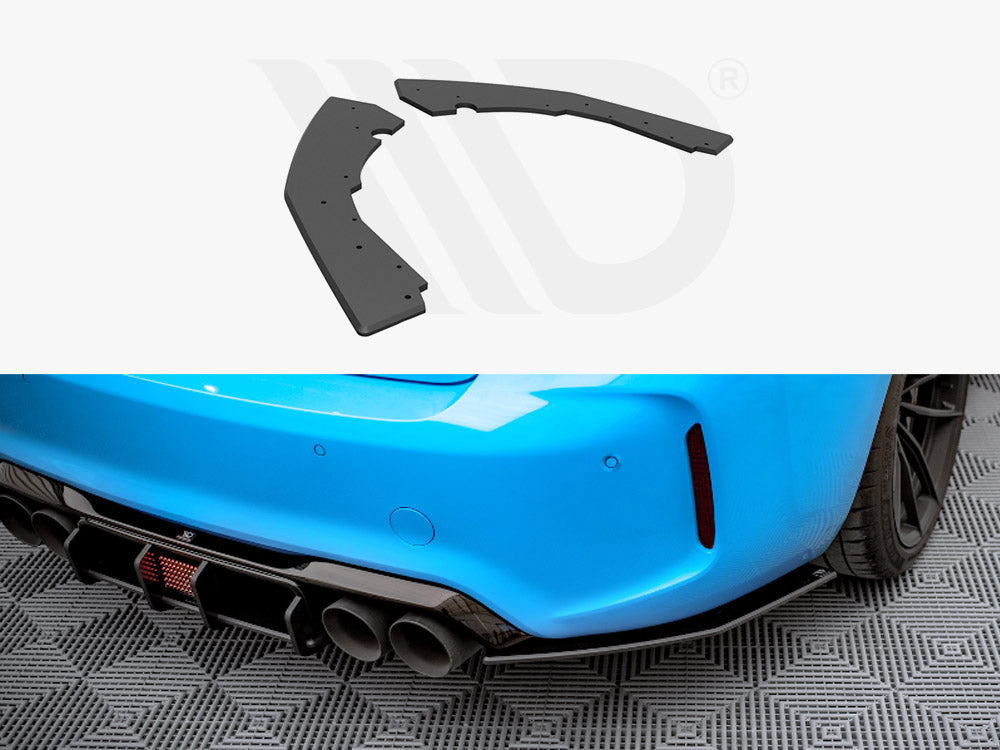Maxton Design Street Pro Rear Side Splitters Bmw M2 F87 (2016-2020) - Wayside Performance