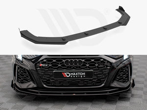 Maxton Design Street Pro Front Splitter V.1 (+flaps) Audi Rs3 8y (2020-) - Wayside Performance 