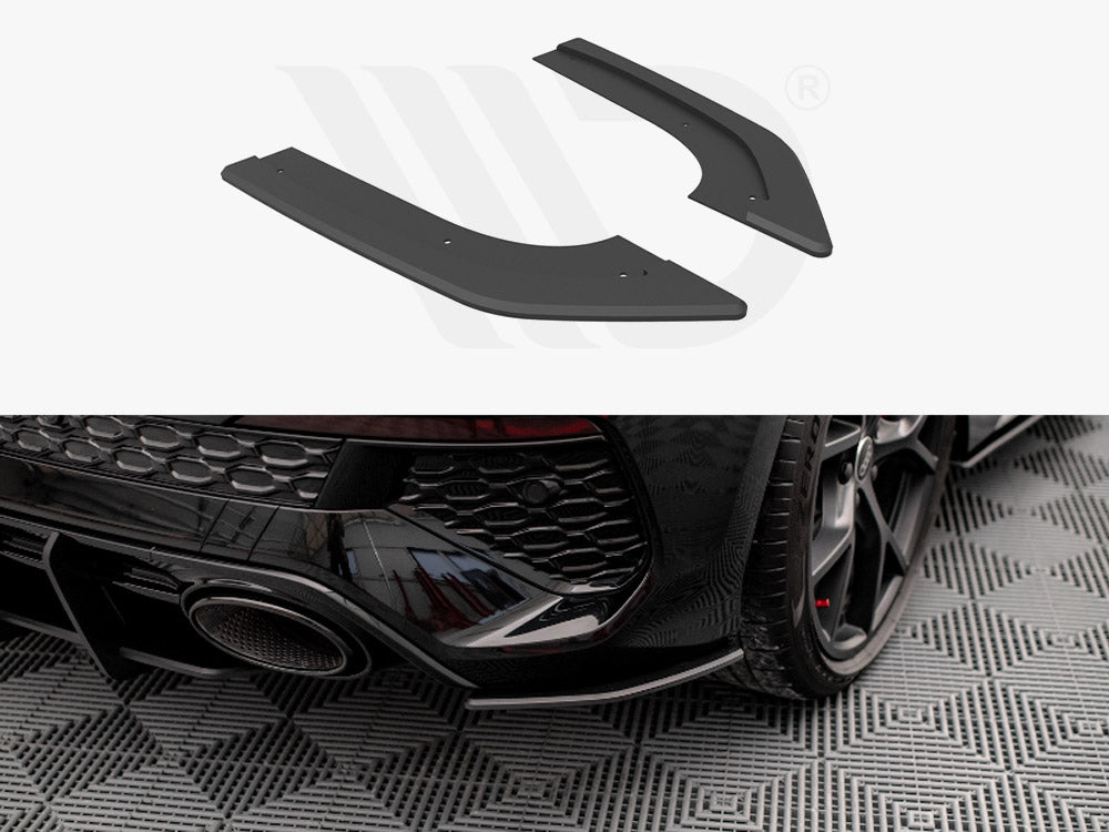 Maxton Design Street Pro Rear Side Splitters Audi Rs3 Sportback 8y (2020-) - Wayside Performance 