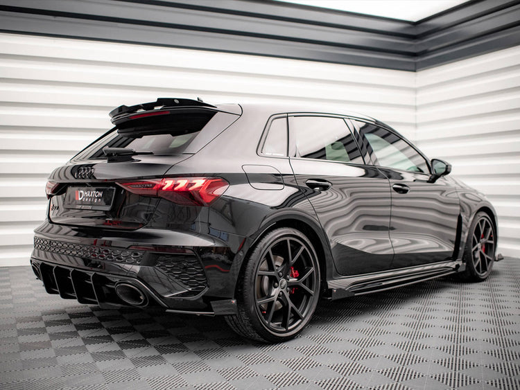 Maxton Design Street Pro Rear Side Splitters (+flaps) Audi Rs3 Sportback 8y (2020-) - Wayside Performance 