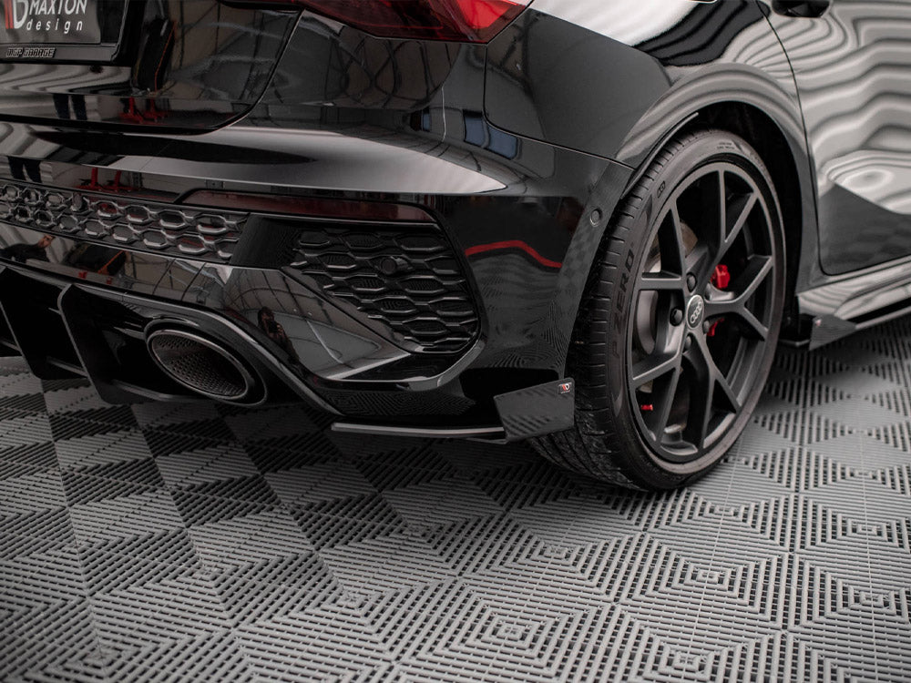 Maxton Design Street Pro Rear Side Splitters (+flaps) Audi Rs3 Sportback 8y (2020-) - Wayside Performance 