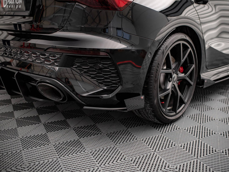 Maxton Design Street Pro Rear Side Splitters (+flaps) Audi Rs3 Sportback 8y (2020-) - Wayside Performance 