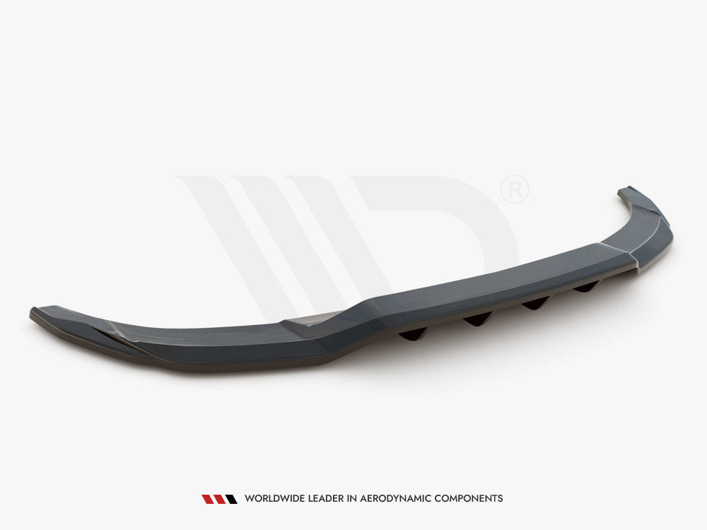 Central Rear Splitter (Vertical Bars) Audi A3 S-Line Sportback 8Y (2020-) - Wayside Performance 