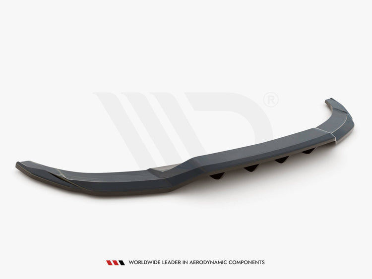 Central Rear Splitter (Vertical Bars) Audi A3 S-Line Sportback 8Y (2020-) - Wayside Performance 