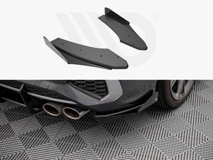Maxton Design Street Pro Rear Side Splitters (+flaps) Audi S3 Sedan 8y (2020-) - Wayside Performance 